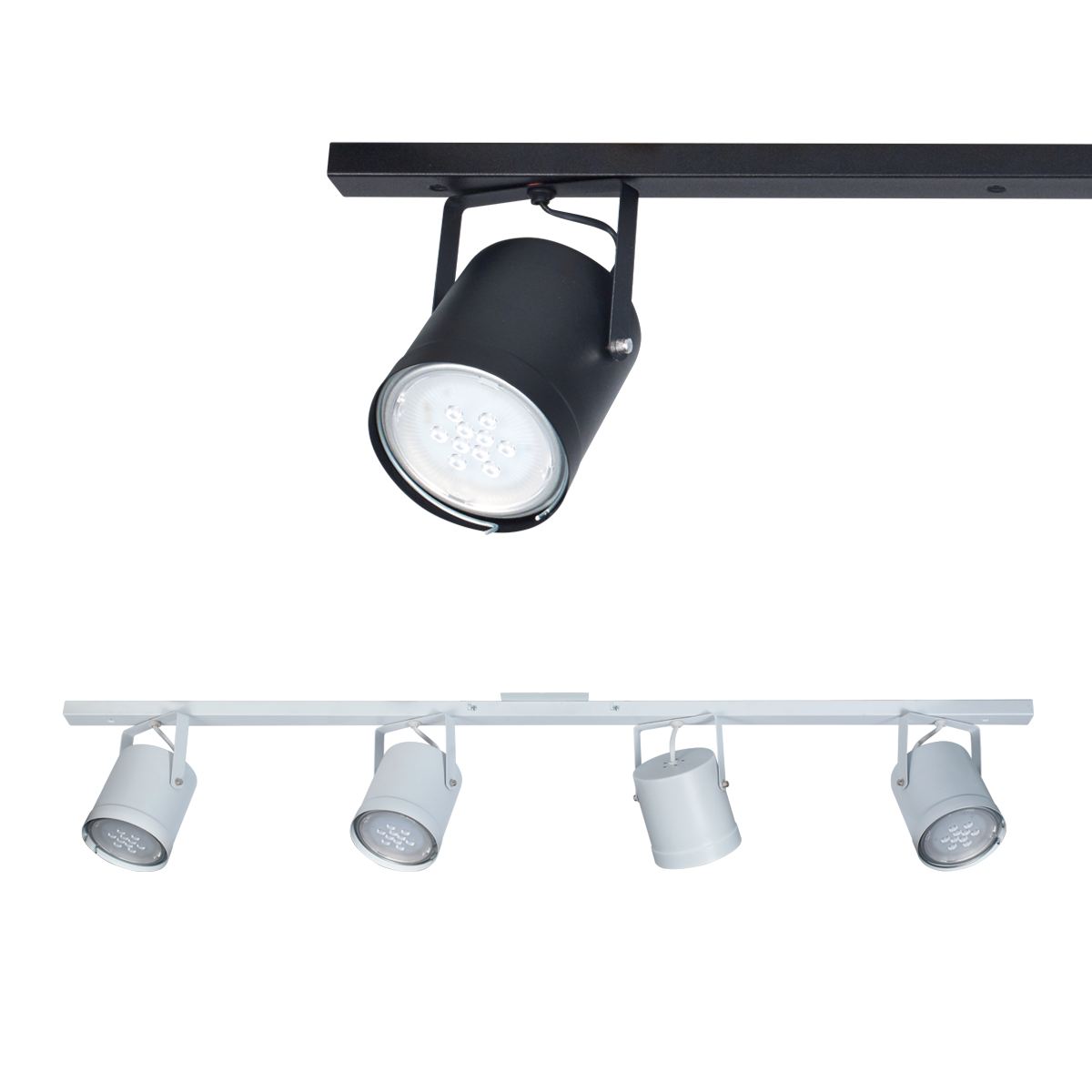 REGLETA 4 LUCES NEGRA 4XAR111 120CM C6324-02